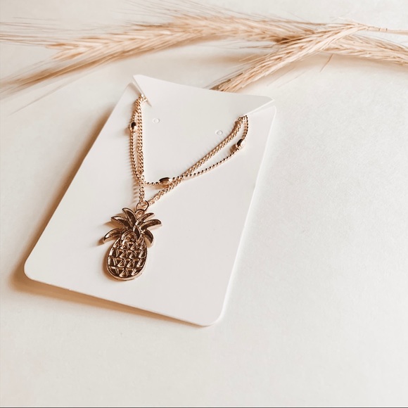 Dainty Gold Pineapple Layered Chocker - Picture 2 of 2